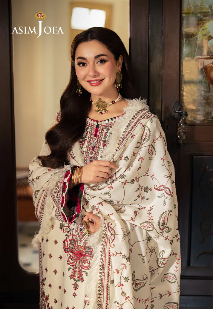 Lawn-3PC Embroidered Shirt With Digital Printed Jauqard Dupatta-SS 5051