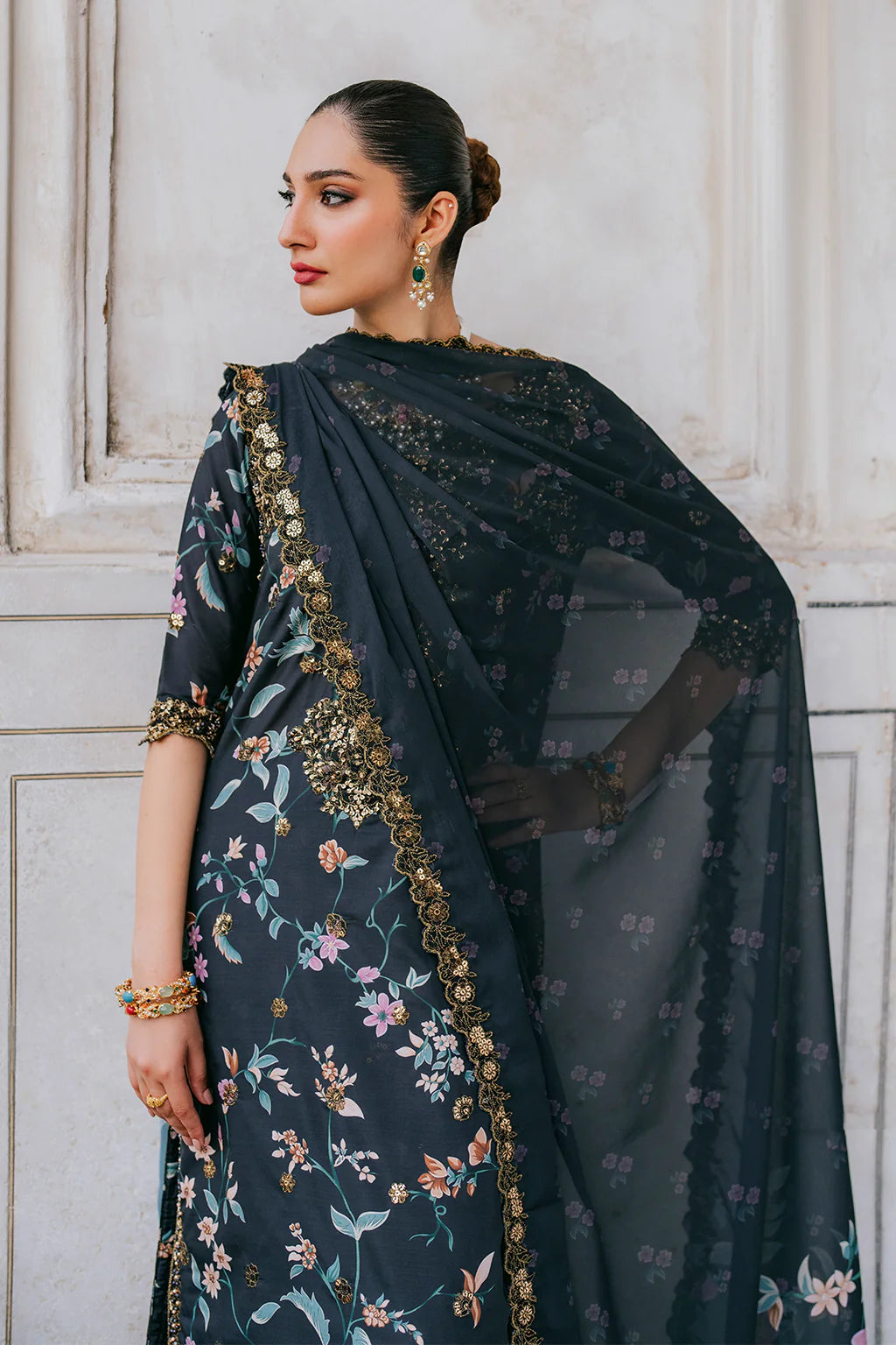KHADDAR-3PC WITH KHADDAR PRINTED SHIRT & TROUSER-928