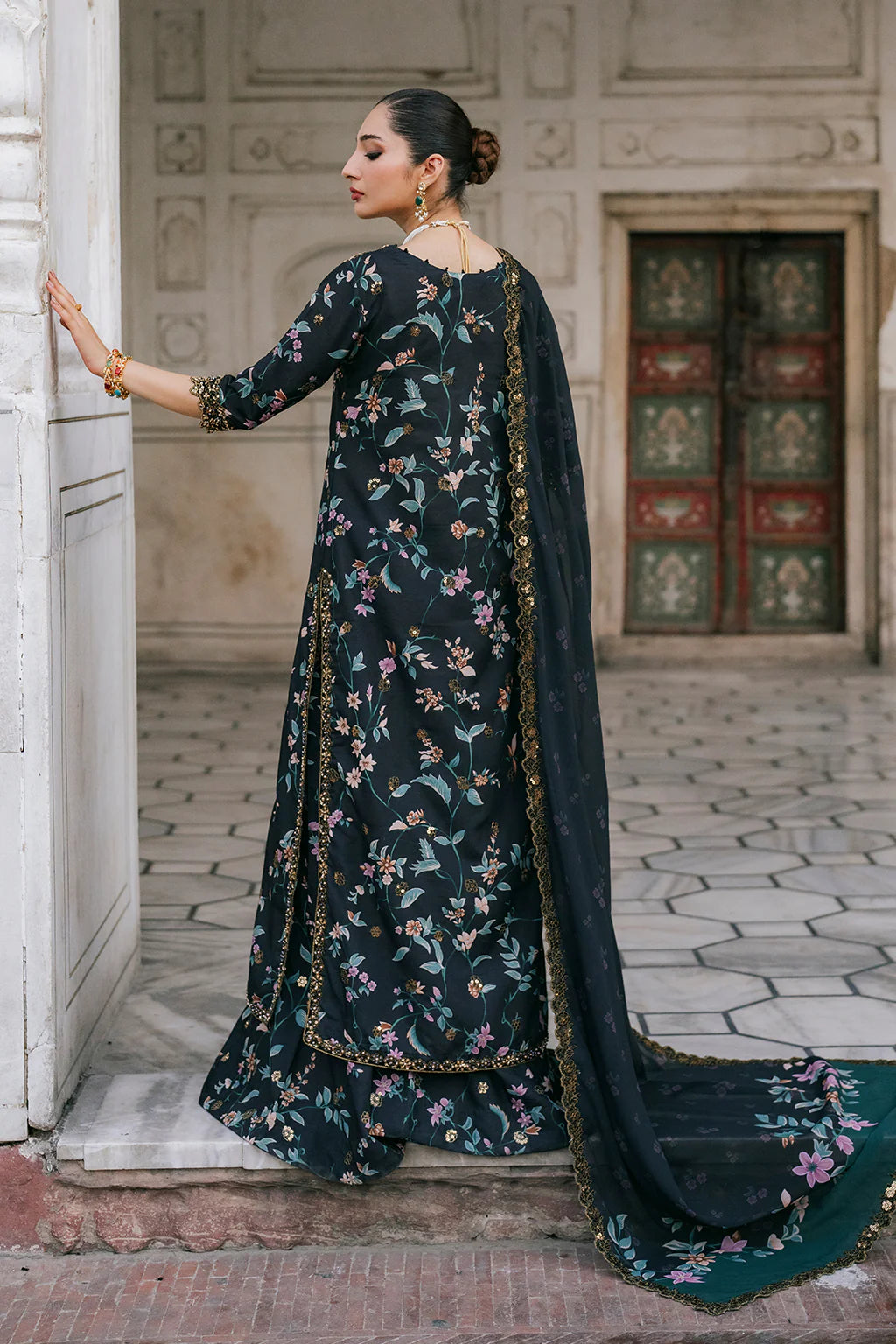 KHADDAR-3PC WITH KHADDAR PRINTED SHIRT & TROUSER-928