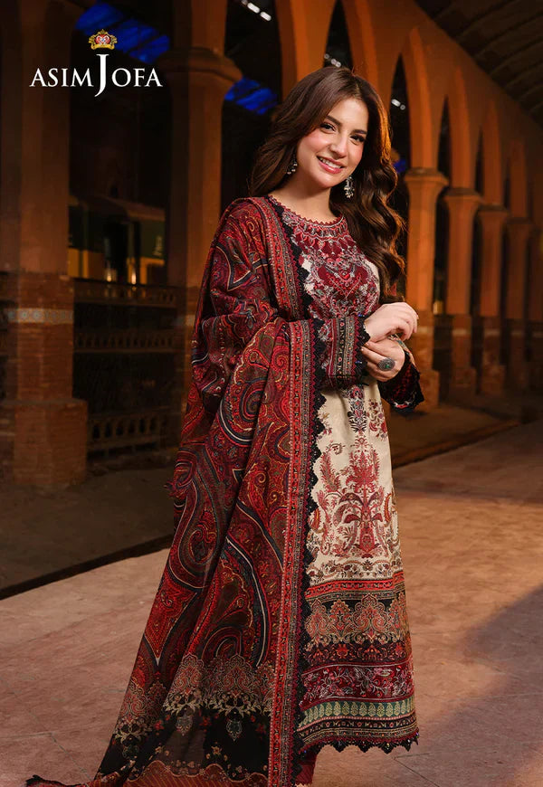 3PC LAWN PRINTED SHIRT WITH VOILE PRINTED DUAPTTA- SS 4007