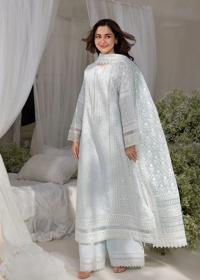 Lawn-3PC Embroidered Shirt with Digital Printed Chiffon Dupatta-SS 5103