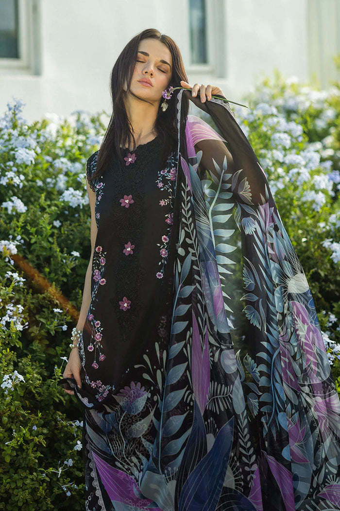 LUXURY EMBROIDERED CHIKANKARI LAWN - 3 PC UNSTITCHED -TFS 414