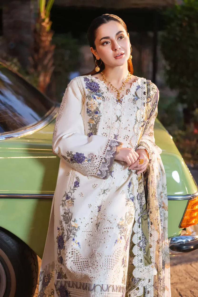 Lawn-3PC Embroidered Shirt with Digital Printed Jacquard Dupatta-SS 5180