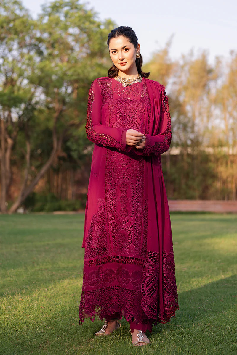 3PC Luxury Lawn Embroidered Suit -TFS 361