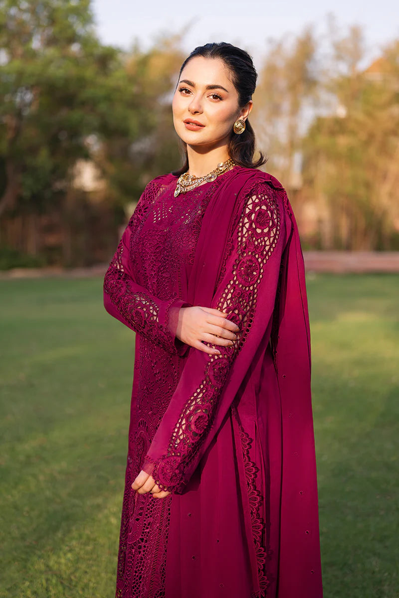 3PC Luxury Lawn Embroidered Suit -TFS 361