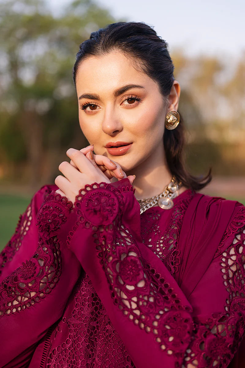 3PC Luxury Lawn Embroidered Suit -TFS 361