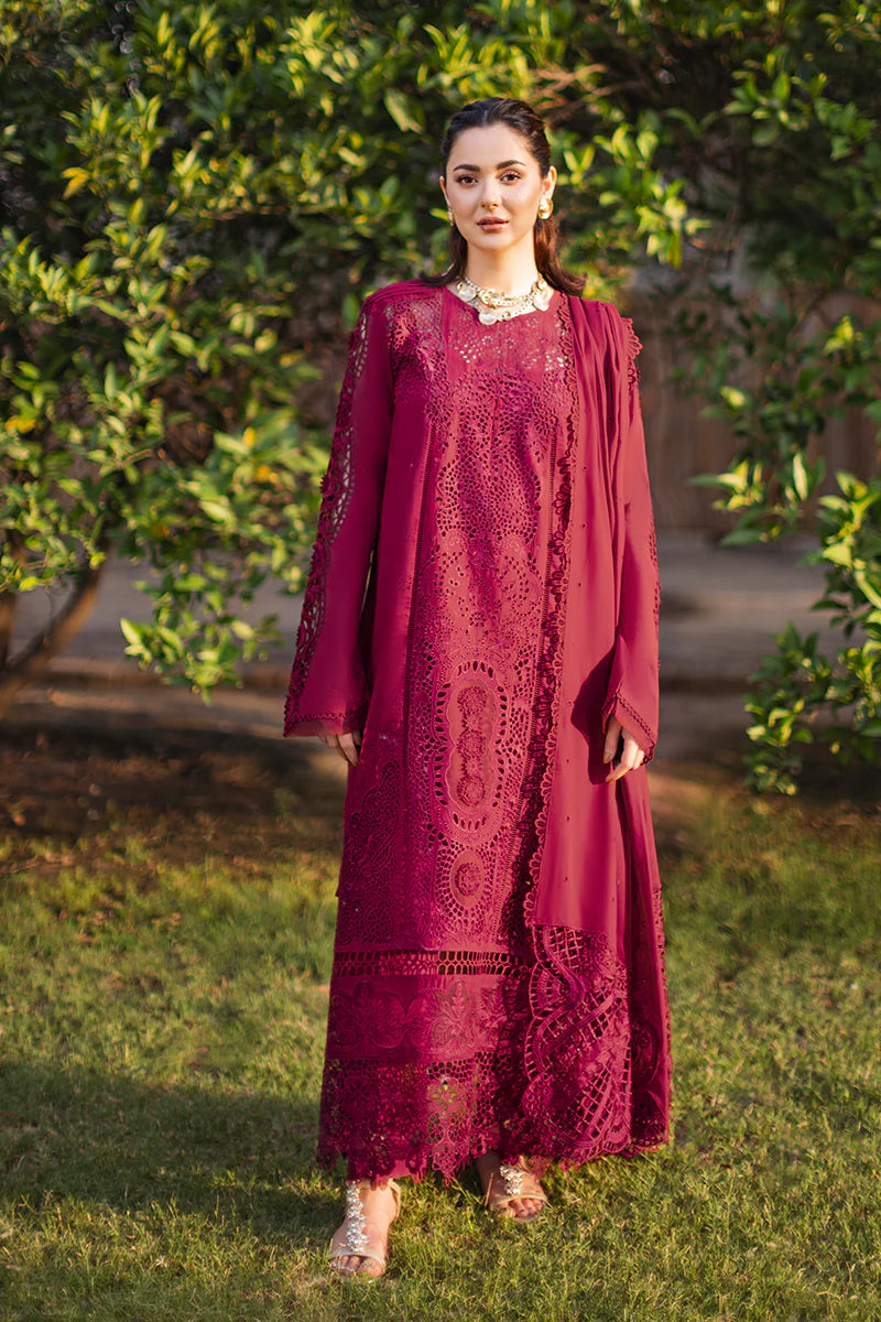 3PC Luxury Lawn Embroidered Suit -TFS 361