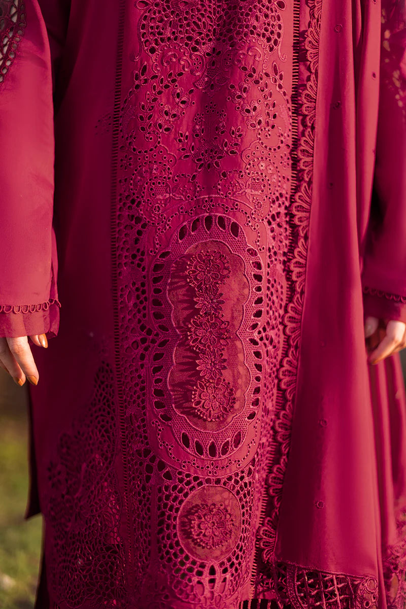 3PC Luxury Lawn Embroidered Suit -TFS 361