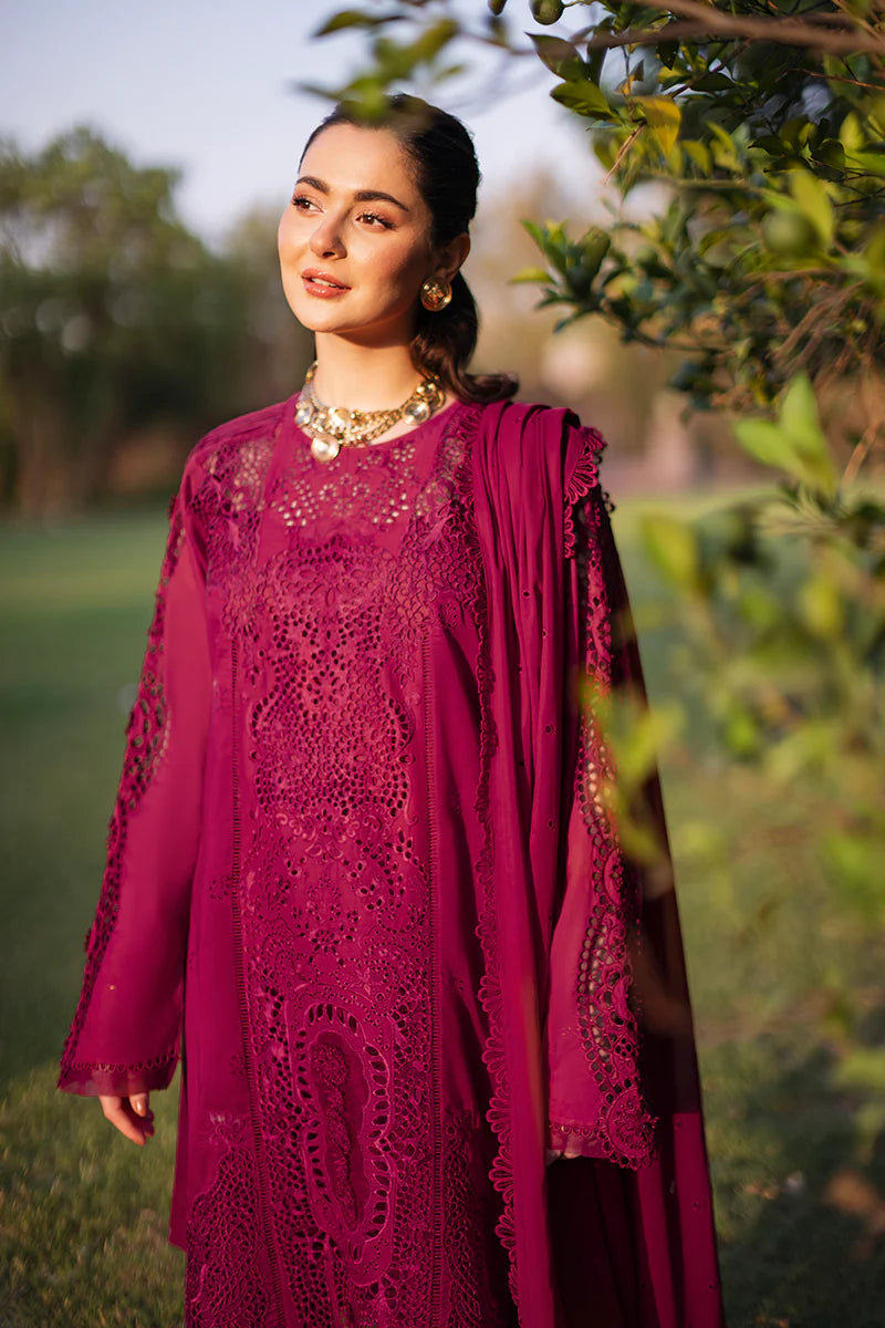 3PC Luxury Lawn Embroidered Suit -TFS 361