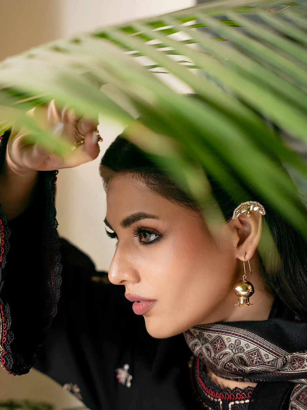 Lawn-3PC Embroidered Shirt with Digital Printed Jauqard Dupatta-SS 5011