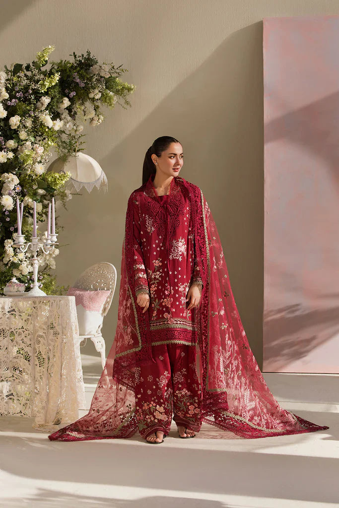 3PC Lawn Embroidered Suit - TFS-012097