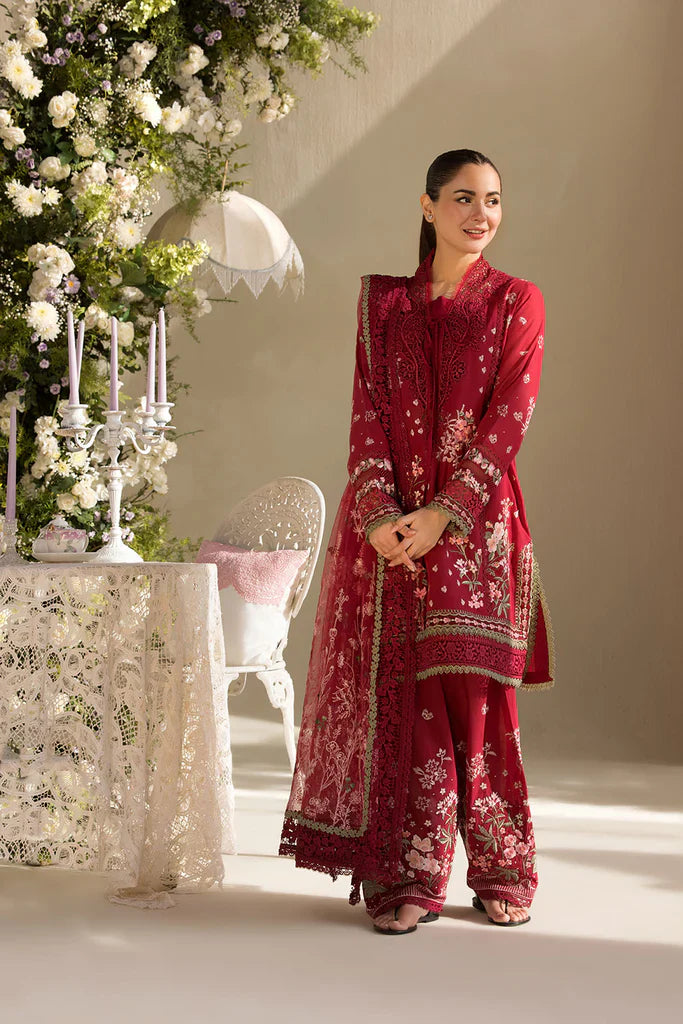 3PC Lawn Embroidered Suit - TFS-012097