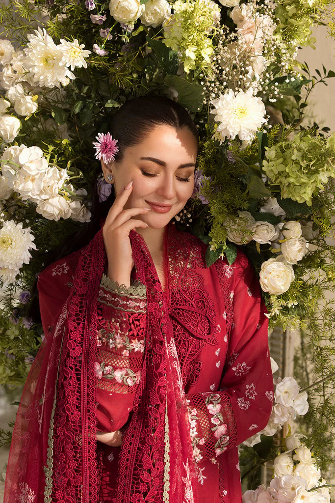 3PC Lawn Embroidered Suit - TFS-012097