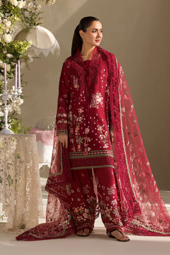 3PC Lawn Embroidered Suit - TFS-012097