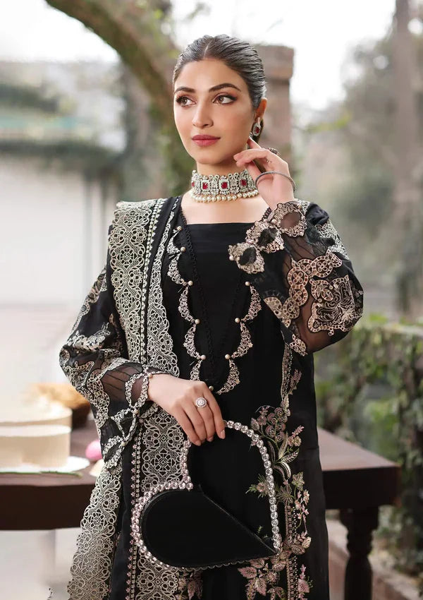 3PC Luxury Lawn Embroidered Suit -TFS-017004