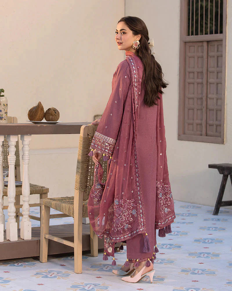 Lawn-3PC Embroidered Shirt with Chiffon Embroidered Dupatta-SS 5064