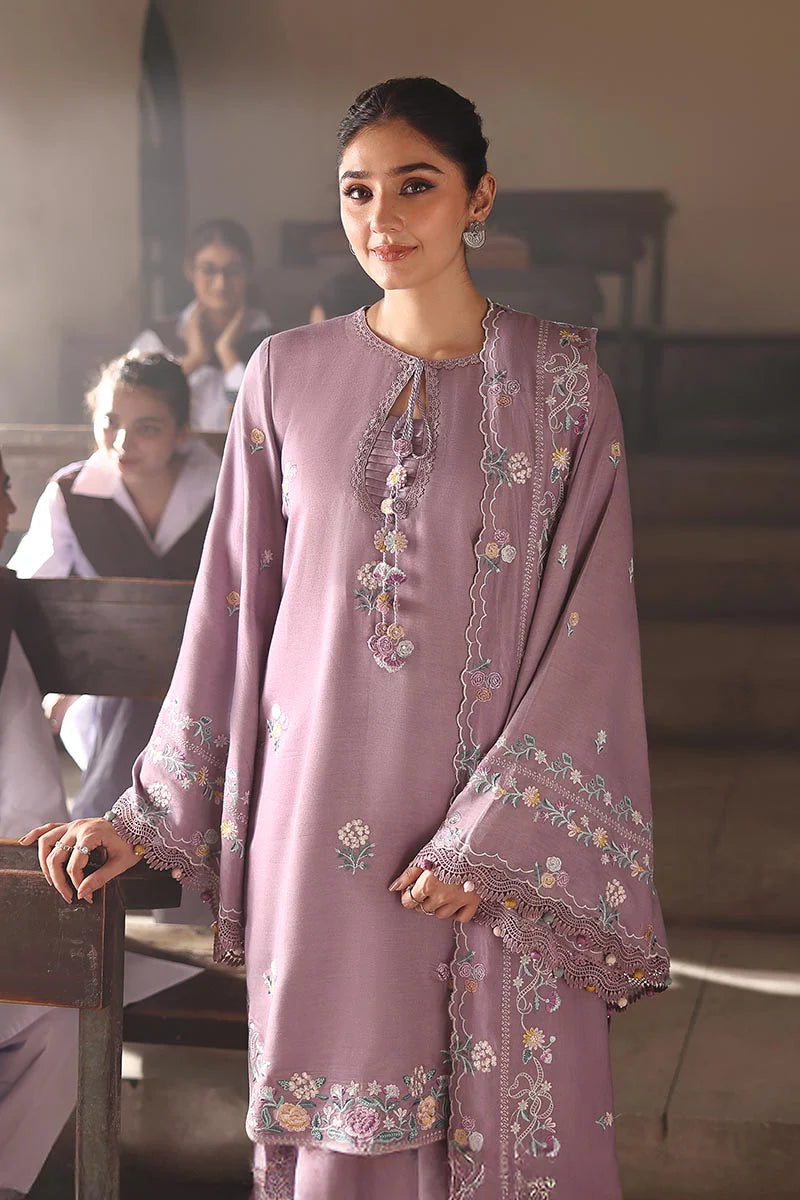 3PC Lawn Embroidered Shirt With Chiffon Embroidered Dupatta-SS 5227