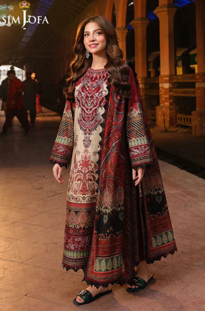 3PC LAWN PRINTED SHIRT WITH VOILE PRINTED DUAPTTA- SS 4007