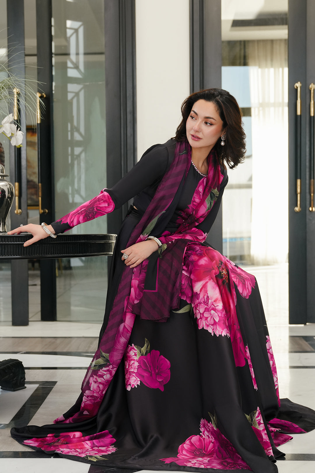 Lulusar Silk 3PC Digital Printed – ZC871