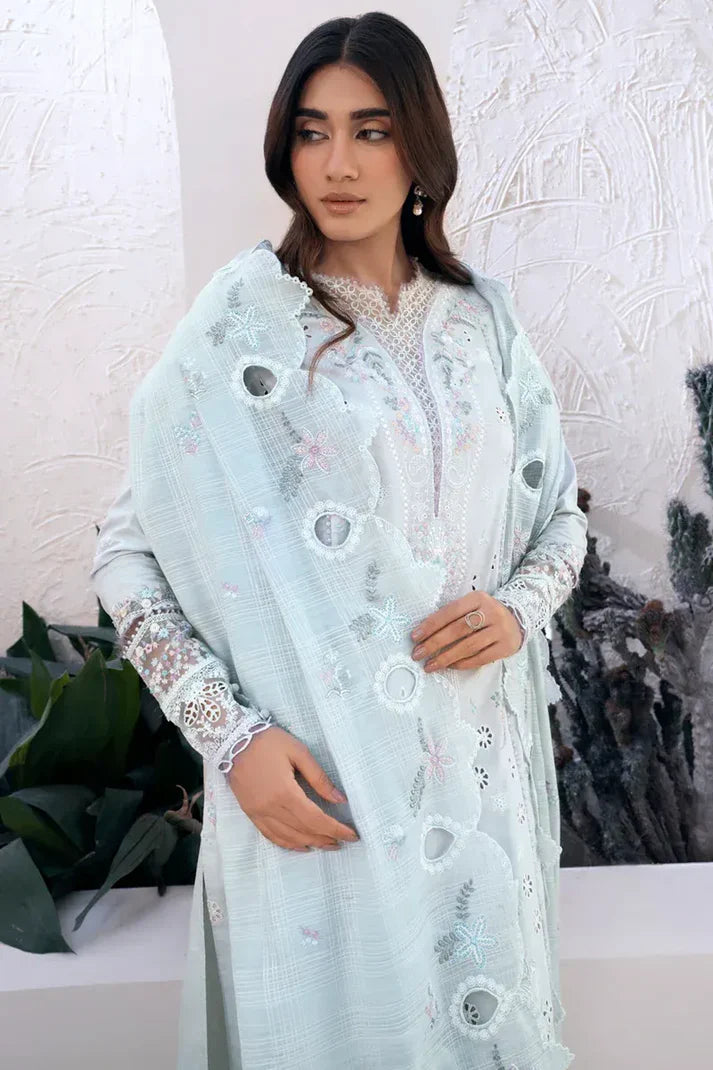 Embroidered Lawn Unstitched 3PC Set | FS3155
