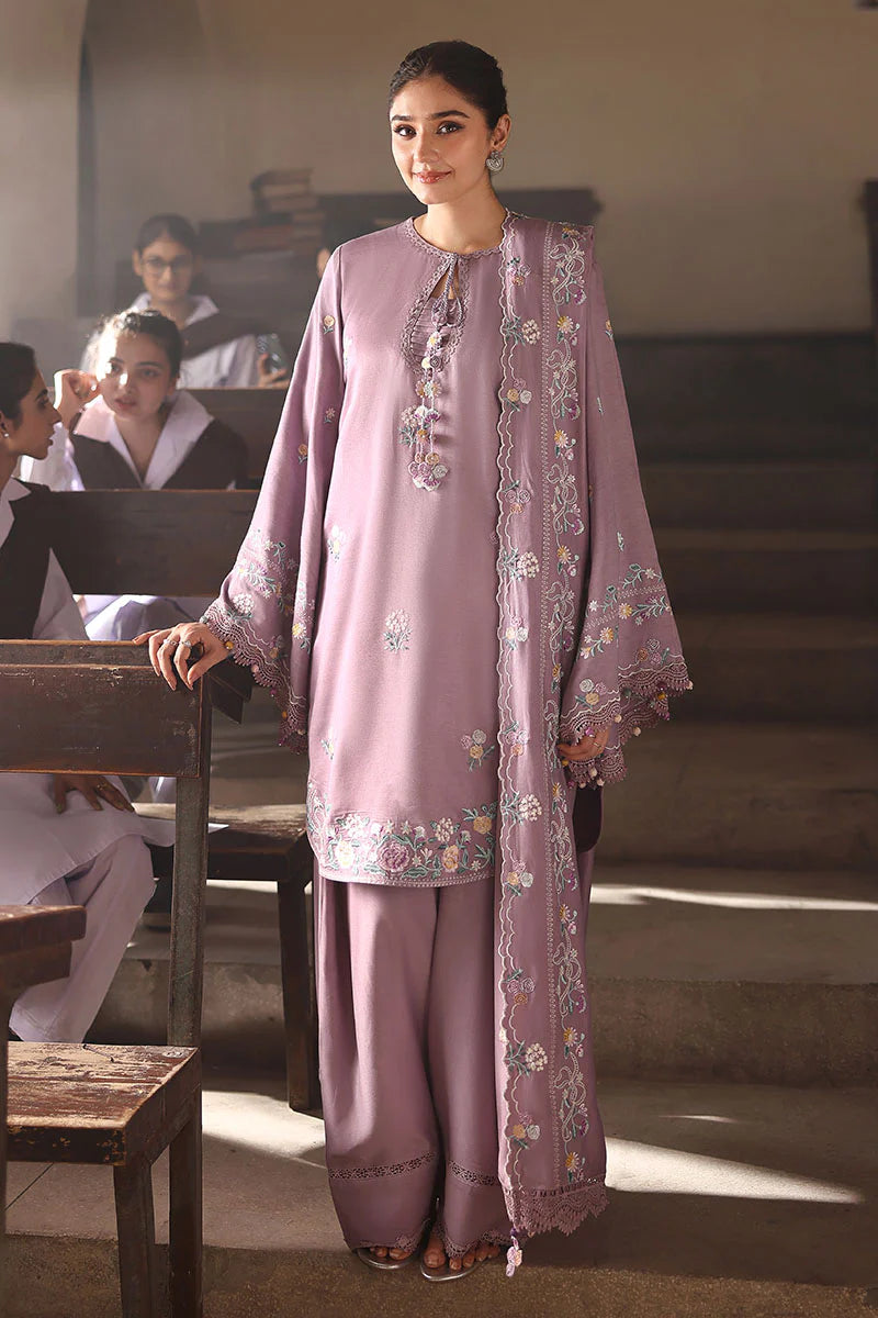3PC Lawn Embroidered Shirt With Chiffon Embroidered Dupatta-SS 5227