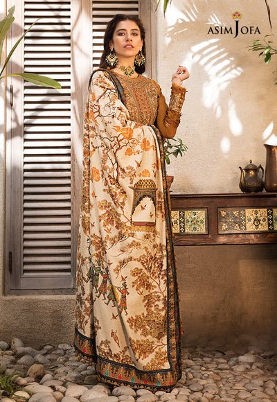 Lawn-3PC Embroidered Shirt With Digital Printed Jauqard Dupatta- SS 5139