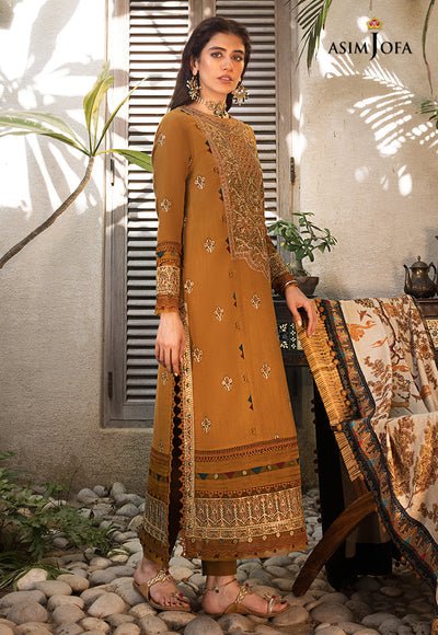 Lawn-3PC Embroidered Shirt With Digital Printed Jauqard Dupatta- SS 5139