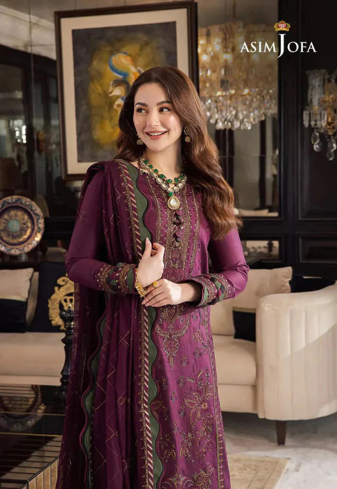 Lawn 3PC Embroidered With Chiffon Embroidered Dupatta- SS 5015