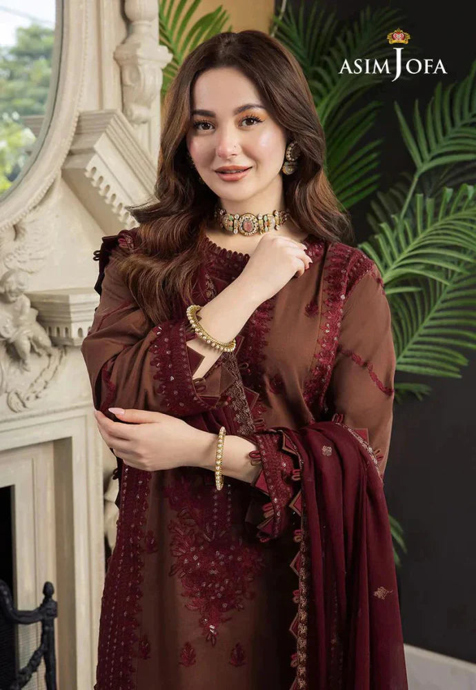Lawn 3PC Embroidered With Chiffon Embroidered Dupatta- SS 5016