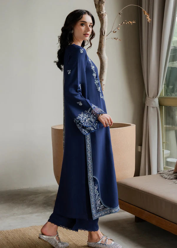 Lawn-3PC Embroidered Shirt With Digital Printed Jauqard Dupatta- SS 5001