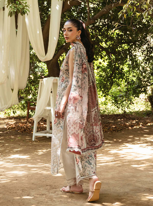 3PC Lawn Printed Shirt with Digital Printed Dupatta – ZC1615