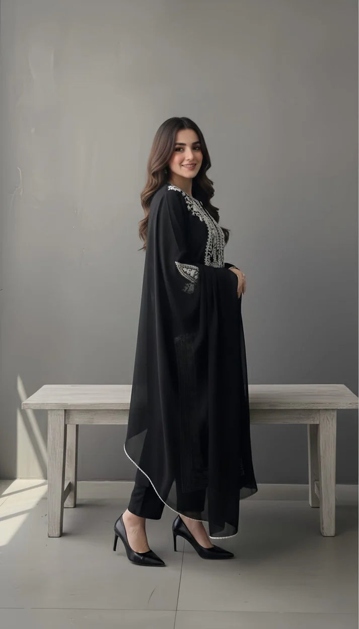 Embroidered Lawn Unstitched 3PC Set | FS7098